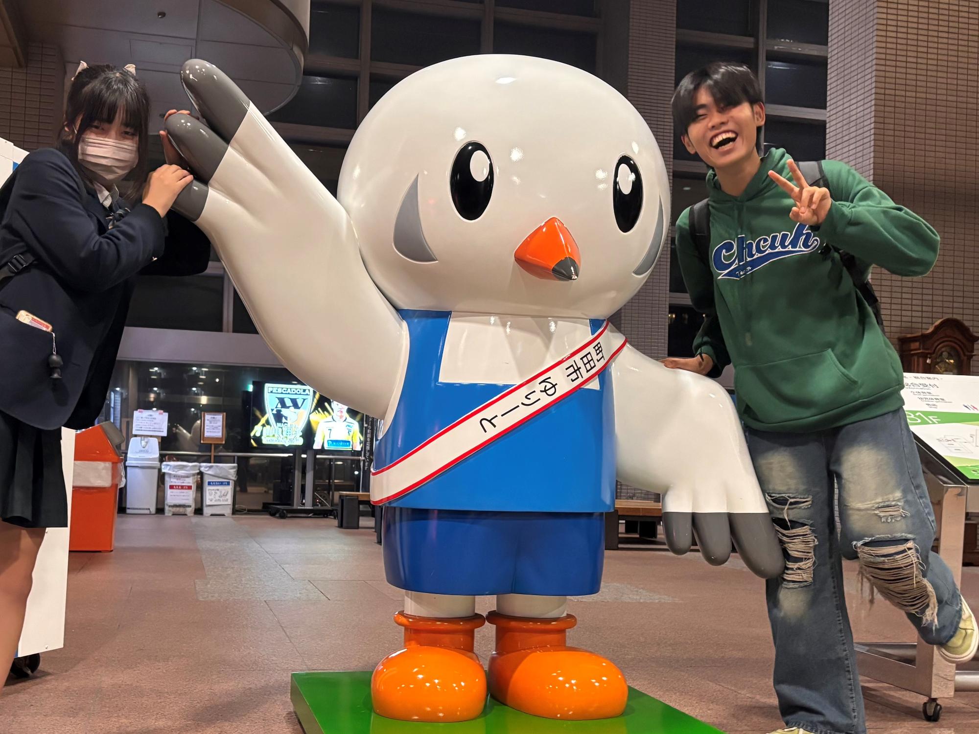 体育館での打合せ