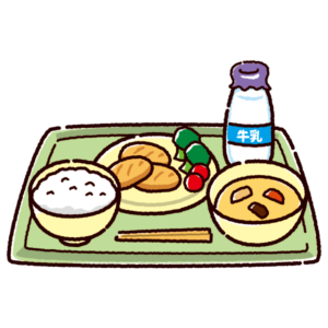 給食のイラスト