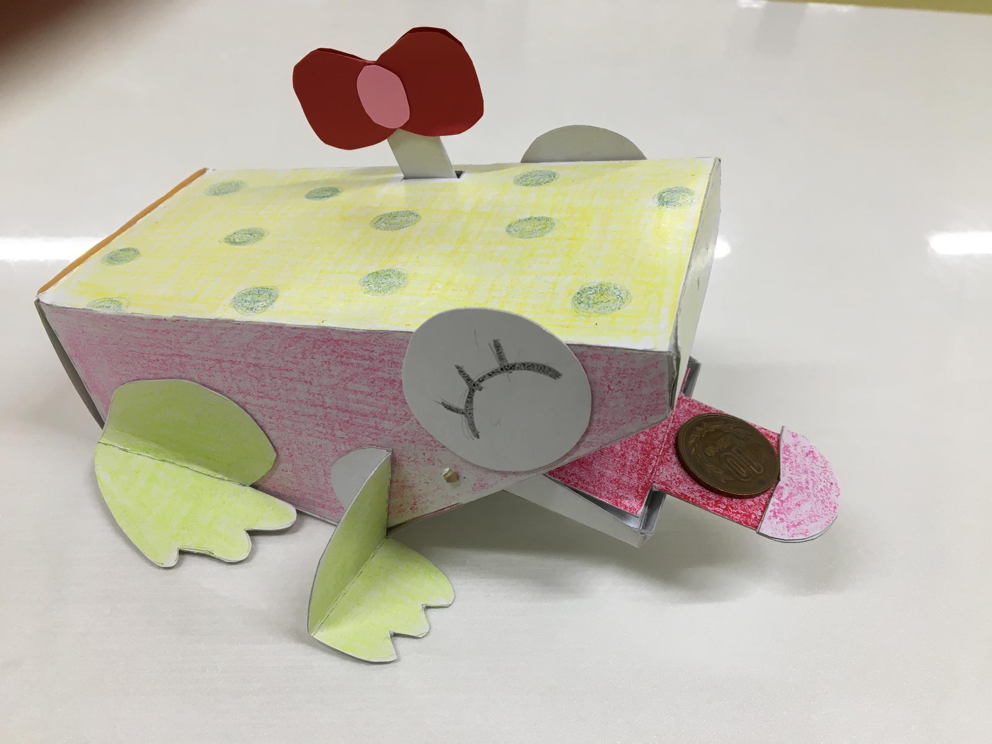 （イメージ）【WAAAO】有料工作「かえるの貯金箱」【小学生から18歳まで】