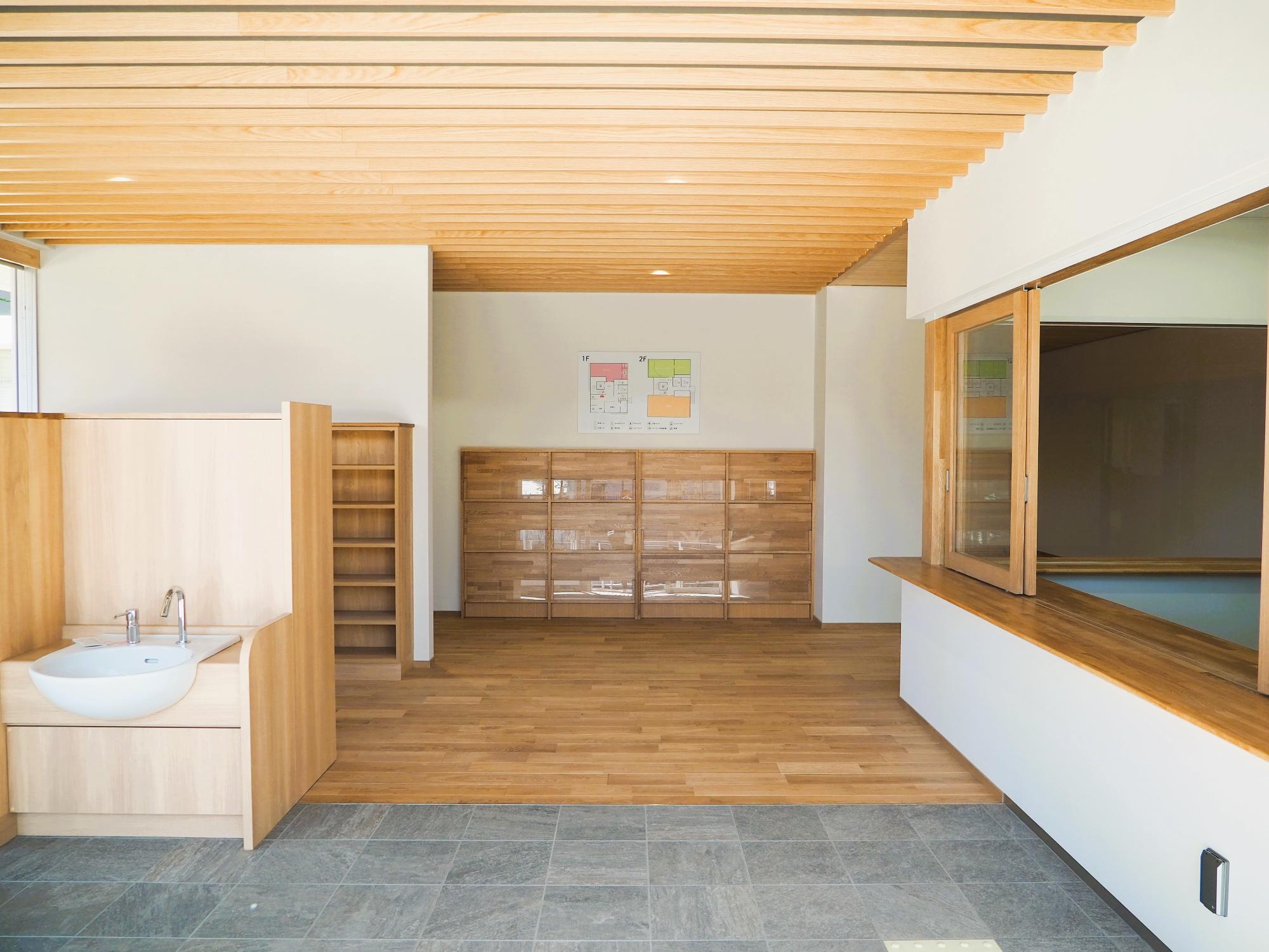 成瀬子どもクラブのエントランス