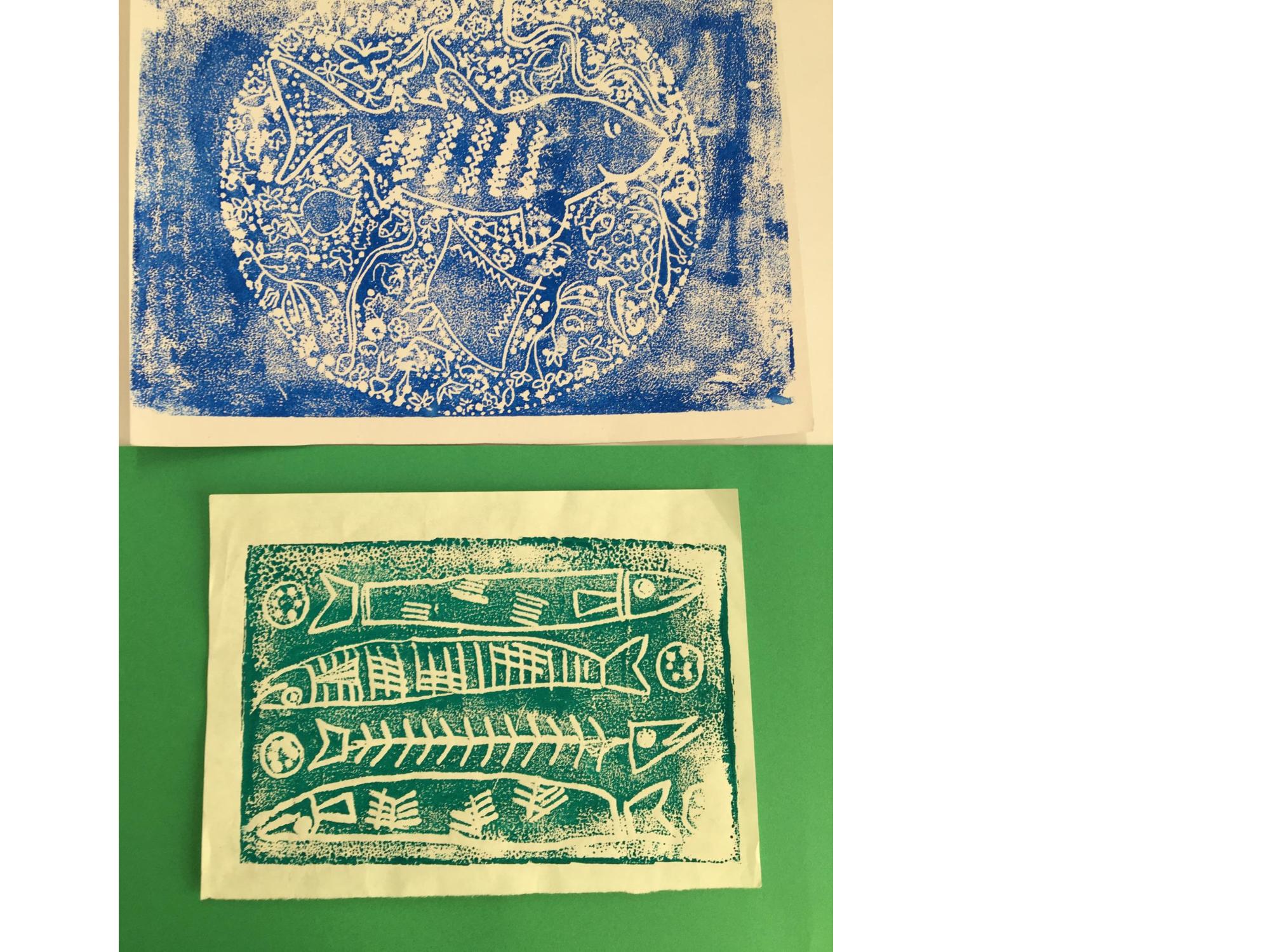 （イメージ）【WAAAO】有料工作「スチレン版画」【小学生から18歳まで】